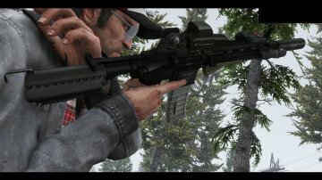 HK416 Full Attachments & Animated - GTA5