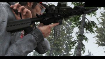 HK416 Full Attachments & Animated - GTA5