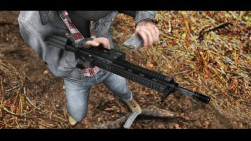 HK416 Full Attachments & Animated - GTA5