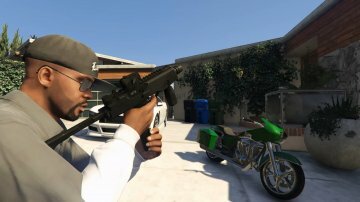 Brügger & Thomet MP9 with Custom Modifications (Animé) - GTA5