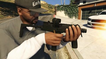 Brügger & Thomet MP9 with Custom Modifications (Animé) - GTA5