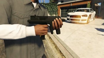 Brügger & Thomet MP9 with Custom Modifications (Animé) - GTA5