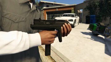 Brügger & Thomet MP9 with Custom Modifications (Animé) - GTA5