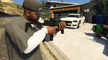 Brügger & Thomet MP9 with Custom Modifications (Animé) - GTA5