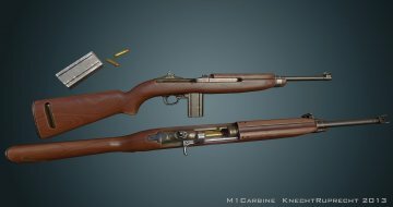M1 Rifle [4K | High Poly | Animated]