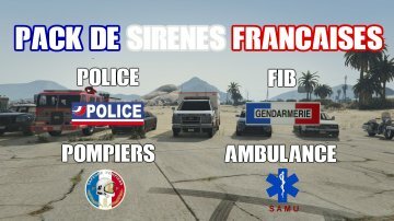 Pack de sirènes 2 tons françaises / French Sirens Pack [DÉPASSÉ/OUTDATED]