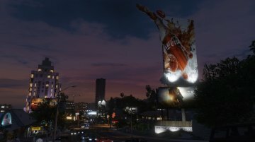 Sprunk Cola to Coke Billboard