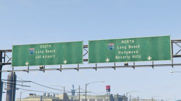 Real Freeway Signs - GTA5