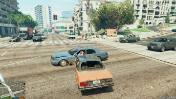 Plus de piétons et de circulation - GTA5