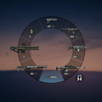 Colorful Icons (Radios + Armes) - GTA5