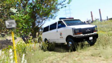 LSPD Highway Checkpoint (animé) - GTA5