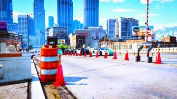 Police Bridge Checkpoint - LSPD - GTA5