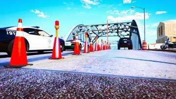 Police Bridge Checkpoint - LSPD - GTA5