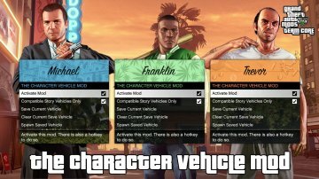The Character Vehicle Mod [.NET] - GTA5