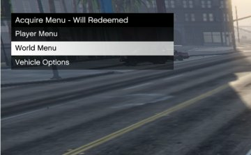 Acquire Menu - GTA5