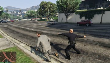 Fighting Cops - GTA5