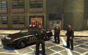 Uniformes de police noirs - GTA4