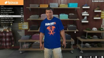 T-shirt Game Pack For Franklin - GTA5
