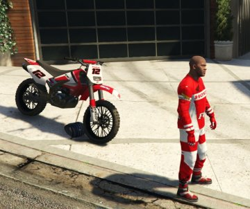 Honda Motocross Suit - GTA5
