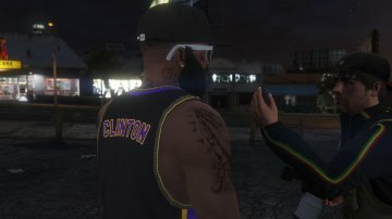 NBA Lakers & Compton T-shirt - GTA5