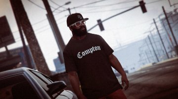 NBA Lakers & Compton T-shirt - GTA5