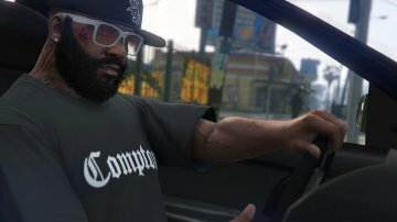 NBA Lakers & Compton T-shirt - GTA5