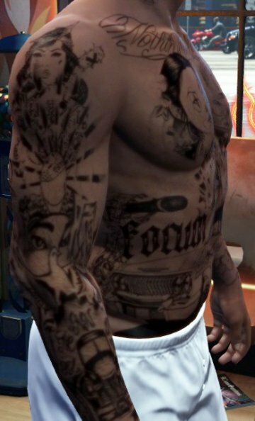 Franklin Gang Tattoos - GTA5