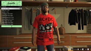 Rock/Metal Band Shirts - GTA5