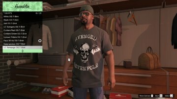 Rock/Metal Band Shirts - GTA5