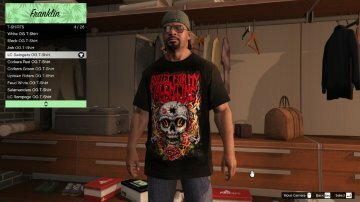 Rock/Metal Band Shirts - GTA5