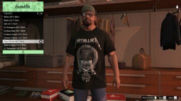 Rock/Metal Band Shirts - GTA5
