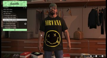 Rock/Metal Band Shirts - GTA5