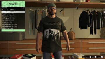 Rock/Metal Band Shirts - GTA5