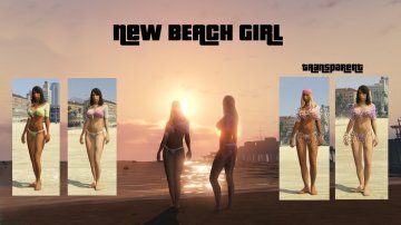 New beach girl