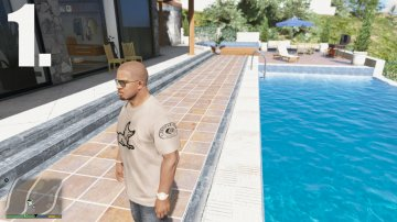 New Franklin Haircuts with Beard - GTA5