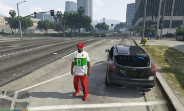 Maillot Algérie 2016 Slimani - GTA5