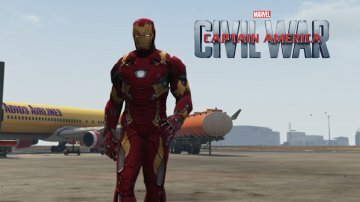 Iron Man Mark46 (Civil War) [Add-On Ped] - GTA5