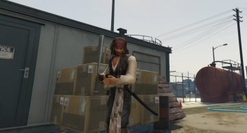 Captain Jack Sparrow [Add-On Ped] - GTA5