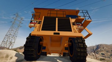 Caterpillar 797B & Bulldozer - GTA5