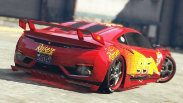 Lightning McQueen Skin - Jester - GTA5