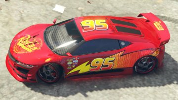 Lightning McQueen Skin - Jester - GTA5