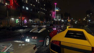 Modern Cars (Bugatti Veyron, Lamborghini Murcielago) - GTA5