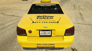 Ford Taxi Yellow Cab Co - GTA5