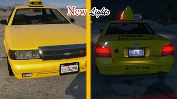 Ford Taxi Yellow Cab Co - GTA5