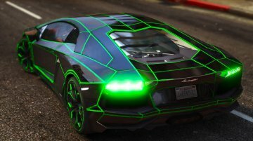 Lamborghini LP700-4 Burst Line Texture - GTA5