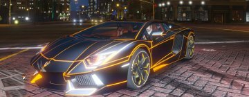 Lamborghini LP700-4 Burst Line Texture - GTA5