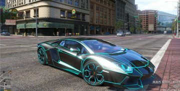 Lamborghini LP700-4 Burst Line Texture - GTA5