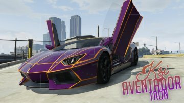 KSI: Lamborghini Aventador TRON Skin