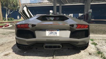 Lamborghini Aventador LP700-4 Boccanera Samsson Paintjob - GTA5