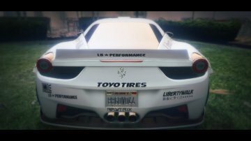 Ferrari 458 Italia Liberty Walk [HQ] - GTA5
